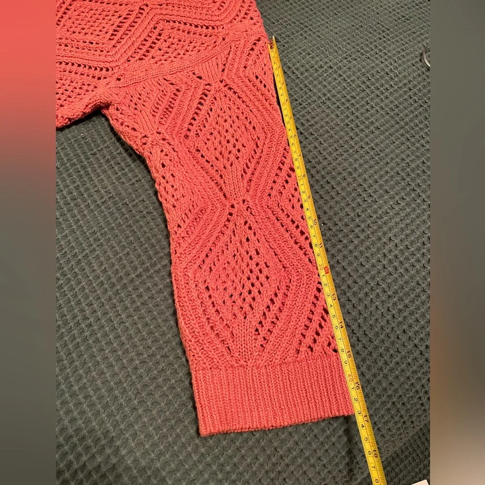 Old Navy Pointelle Boat-Neck Lightweight Sweater - Picture 3 of 11